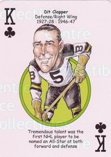 2013 Boston Bruins Heroes Playing Card #39 Dit Clapper