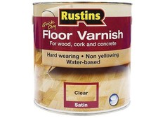 Rustins Quick Dry Floor Varnish Satin 1 Litre RUSQDFVS1L