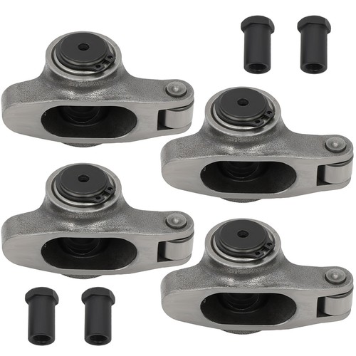 For Small Block Chevy SBC 350 Stainless Steel Roller Rocker Arms 1.6 Ratio 3/8'' - Picture 4 of 24
