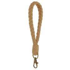 Handmade Bracelet Keychain for Travel Concerts, Brown