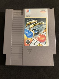 Marble Madness Nintendo Cartridge Authentic Milton Bradley NES Game