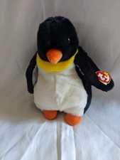 Ty Beanie Buddies Plush Stuffed Animal Waddle The Penguin Mint Condition