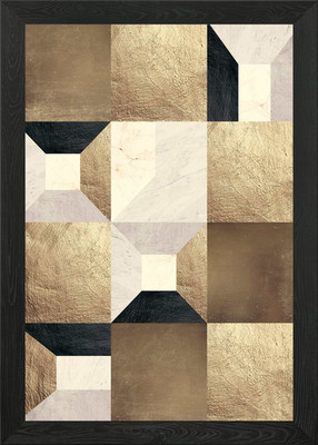 Textur Striche B gerahmtes Wandbild Poster Leinwanddruck Bild