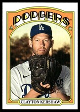 Clayton Kershaw 2021 Topps Heritage #OB-JM Los Angeles Dodgers FREE SHIPPING
