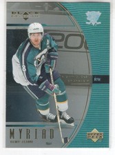 99/00 UD BLACK DIAMOND TEEMU SELANNE MYRIAD INSERT #2