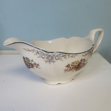 Vintage 1930s JOHNSON BROTHERS Fine Ironstone GRAVY / SAUCE BOAT Pareek Victoria