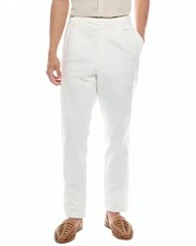 BRUNELLO CUCINELLI MEN'S PANTS IN WHITE