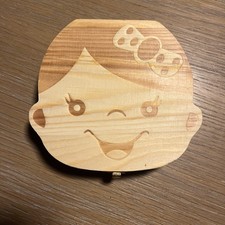 Baby Tooth Box Wooden Kids Keepsake Organizer Gift for Baby Teeth New