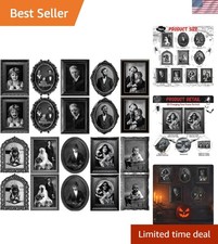 Halloween 3D Moving Face Portraits Horror Wall Decor for Party and Haunted House