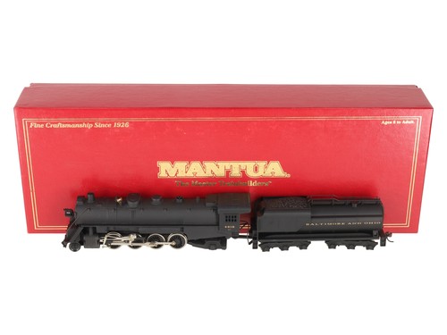Motor de vapor Mikado Mantua 348-025 HO Baltimore y Ohio 2-8-2 con Vandy Tender #4618 | Condition: Used