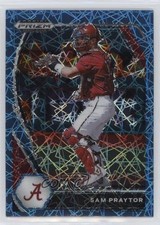 2021 Panini Prizm Draft Picks Blue Velocity Prizm Sam Praytor #PDP179 fm0