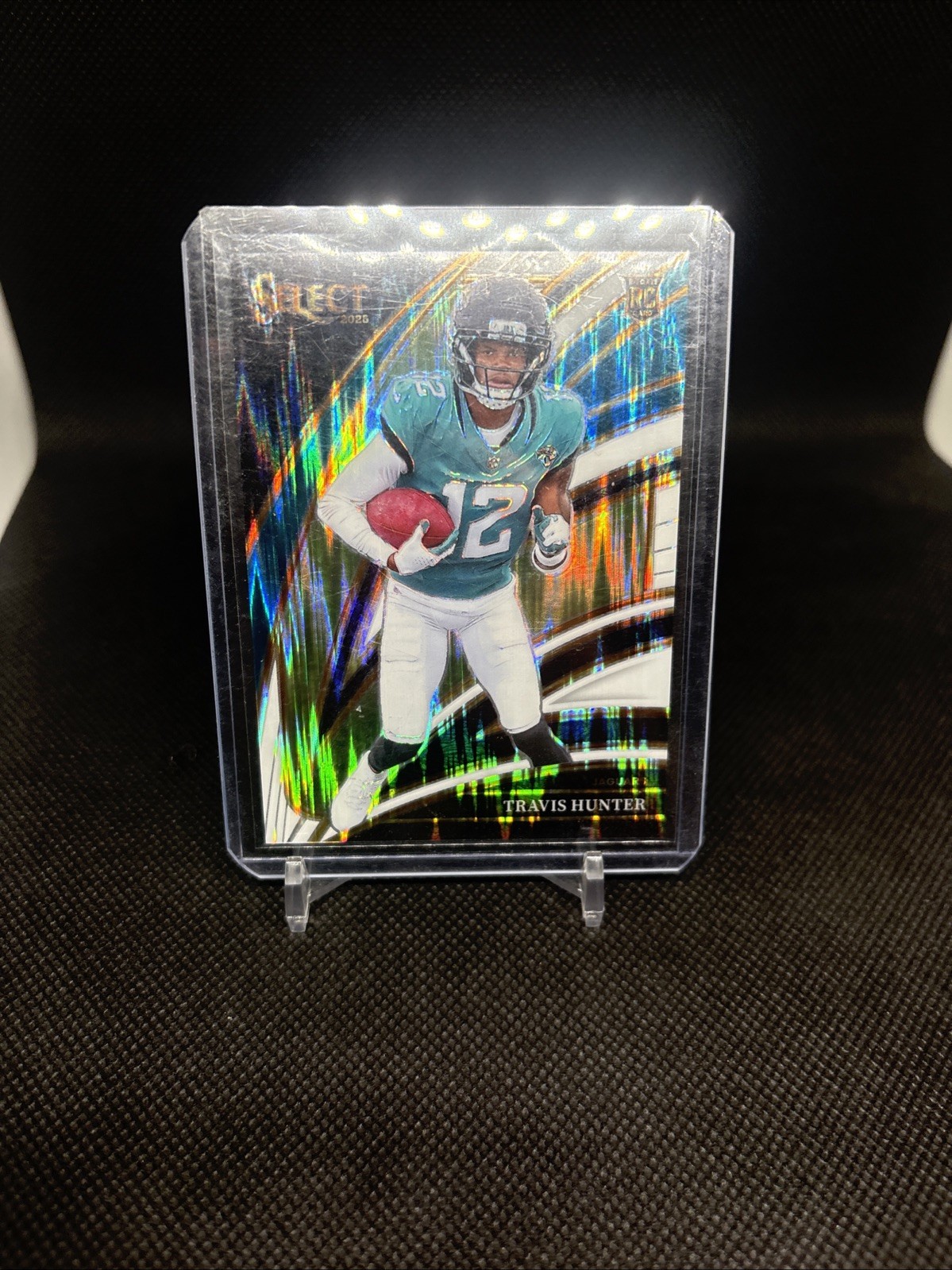 2025 Panini Select - Club Level Travis Hunter #228 White Shock Prizm /799 (RC)