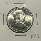 1960 D Franklin Silver Half Dollar, Uncirculated F115