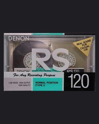 Denon RS (1990 JP) Blank Cassette Tape