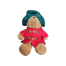 Vintage 1994 Sears Christmas Paddington Bear Plush 16" Holiday Holly Edition