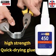 5Sec Super Glue Strong Bond for Shoes/Glass/Metal/Wood/Plastic,Ceramic Quick Dry
