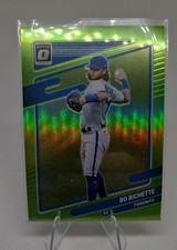 2021 Panini Donruss Optic - Bo Bichette #170 Lime Green Prizm