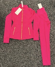 Lululemon Define Jacket Paired With Matching Leggings Size8-10