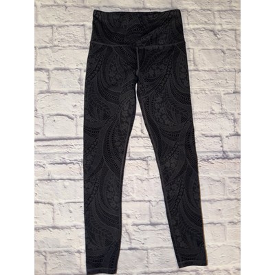 Athleta Elation Textured Tight Dreamweaver Black Size XS High Waisted Womens