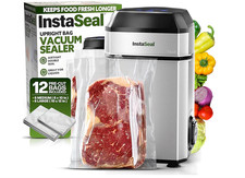 InstaSeal Vacuum Sealer for Food with 12 Bags , Kitchen Helpers - FREE SHIPPING