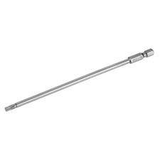 Image of 150mm Long 1/4" Hex Shank T20 Torx Security Star Screwdriver Bits S2 Bit