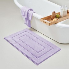 Ultra Absorbent Non-Slip Microfiber Bath Mat Soft Plush Bathroom Rug Home Use