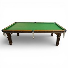 Vintage 3/4 Riley Slate Bed Snooker Table with Dining Table Leaves & Delivery