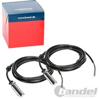 2X Bremi ABS-SENSOR Raddrehzahl Vorne Passend FÜR MERCEDES-BENZ Sprinter Vw Lt