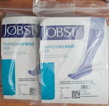 Jobst Farrow Hybrid ADI Wide (2) Size XLARGE  Foot Compression Taupe