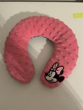 Disney Minnie Mouse kids Pink Travel Neck Rest Pillow.