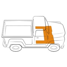 Ford Model 1 GA Truck Carpet Kit 1941 Front w Side Ext Black Charcoal Red Maroon