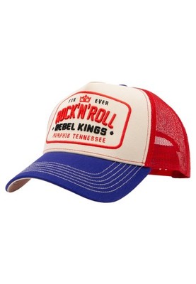 KING KEROSIN Herren Trucker Cap 3D Stickerei Patch Forever Rock'n'roll