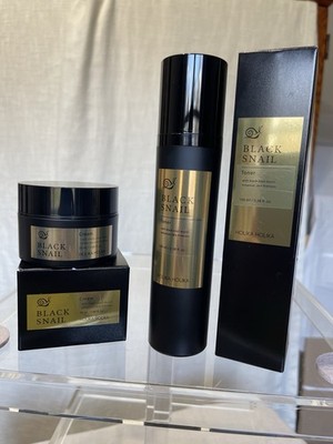 Holika Holika Black Snail Toner & Cream Set Moisturizing Firming Niacinamide