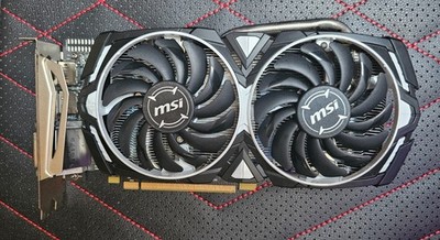 MSI AMD Radeon RX 570 ARMOR 8G OC Grafikkarte 8GB VRAM PC Gaming GPU weiß