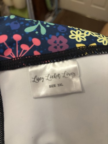 Lucy Locket Loves Bright Floral Dove size 3 UK 18 20 22 V Good Condition - Picture 5 of 5