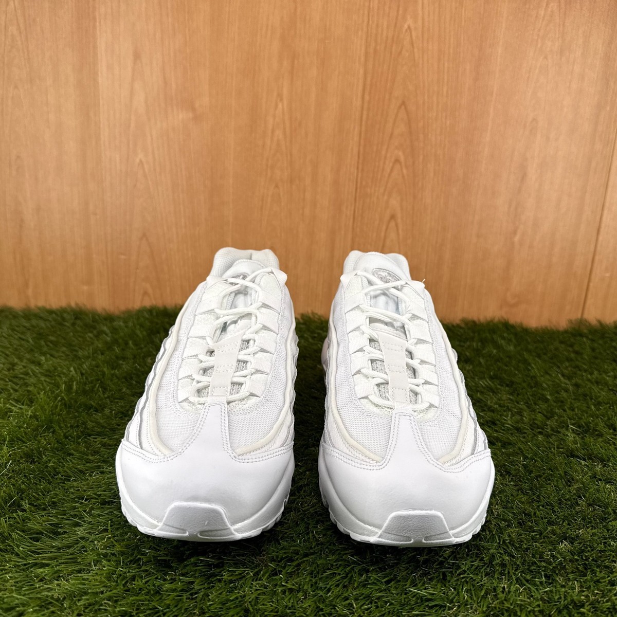 Nike Air Max 95 Essential White Grey Fog Sneakers CT1268-100 Men's