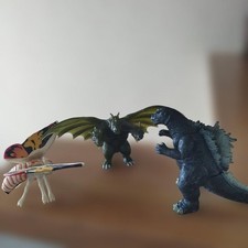 Godzilla Mothra King Ghidorah figure set