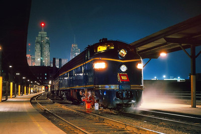 WABASH RAILROAD E-8A PASSENGER TRAIN PHOTOGRAPH PHOTO PRINT