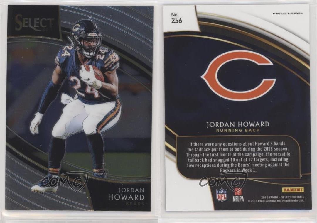 2018 Panini Select Field Level Jordan Howard #256 0l1 thumbnail 3