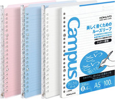 Campus Smart Ring Binders 3 Pack, A5 Binder Notebooks  100 Campus Loose-Leaf Pa