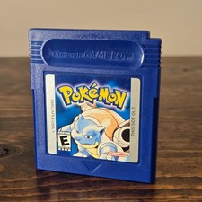 Pokemon Red & Blue Nintendo Gameboy +Trainer's Guide - Saves, Original Battery