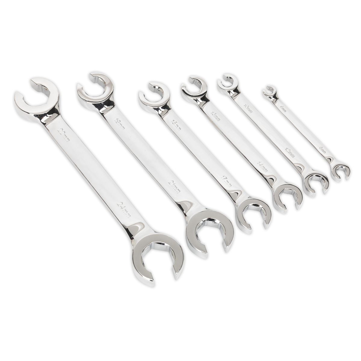 Flare Nut Spanner Set 6pc Metric
