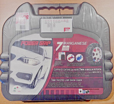 Catene neve 7mm Power Grip OMOLOGATE GR 90 al Manganese autobloccanti