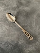 SUPERB SOLID SILVER EDWARDIAN ENGLISH HALLMARKED SPOON LANSON LTD B’HAM 1910