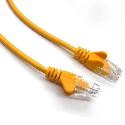 2 x CAT6 RJ45 gelb 5m Ethernet Kabel Netzwerk LAN FastSpeed Router auf PC