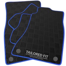To fit Honda Civic Type R 3 Door 2007-2011 Checker Rubber Car Mats [D]