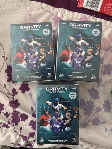2026 Onit Gravity College Baseball Blaster Box - 3 Sealed Value Boxes ...