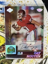Dat Nguyen Autograph 1999 Collector's Edge Advantage NFL Draft '99 Rookie 🇻🇳