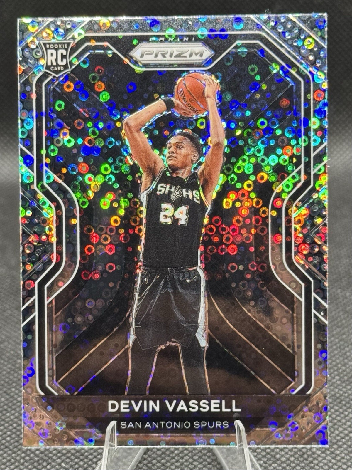 Devin Vassell 2020-21 Panini Prizm Silver Fast Break Prizm RC #252 Spurs