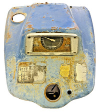 D8nn16948db; Ford Tractor Rear Hood & Instrument Panel; 2000 3000 4000 2600 3600